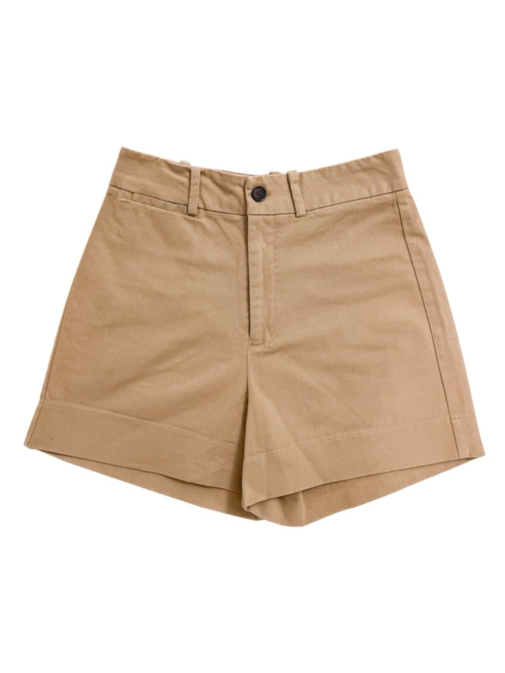 🧡 Frank & Oak Josephine High Waisted Shorts in Tan 🧡
